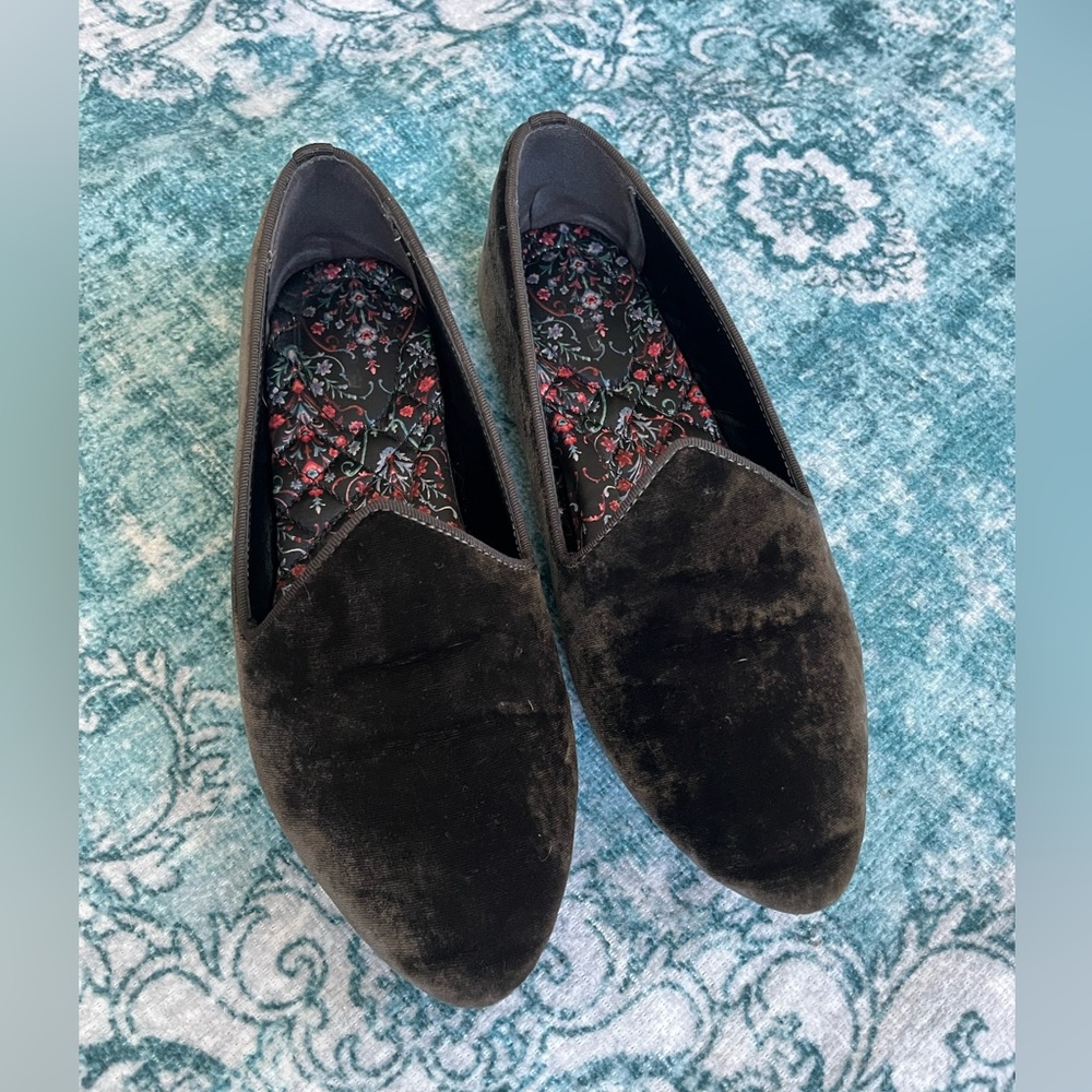 Birdies The Heron Velvet Flat - 8